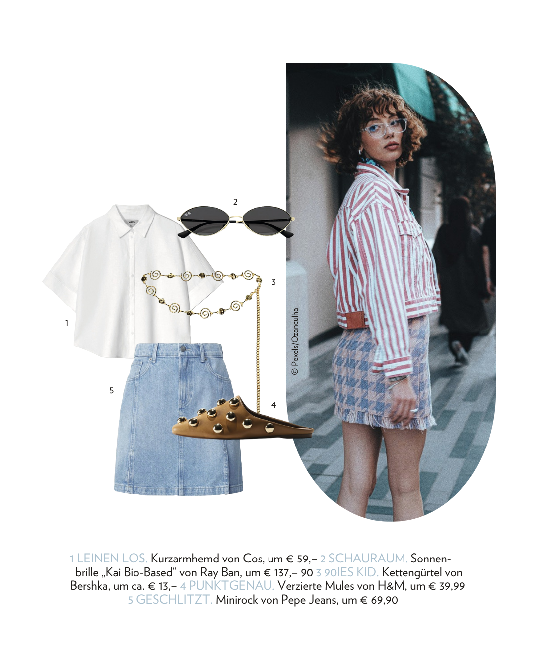 Outfit-Idee, Mini-Rock