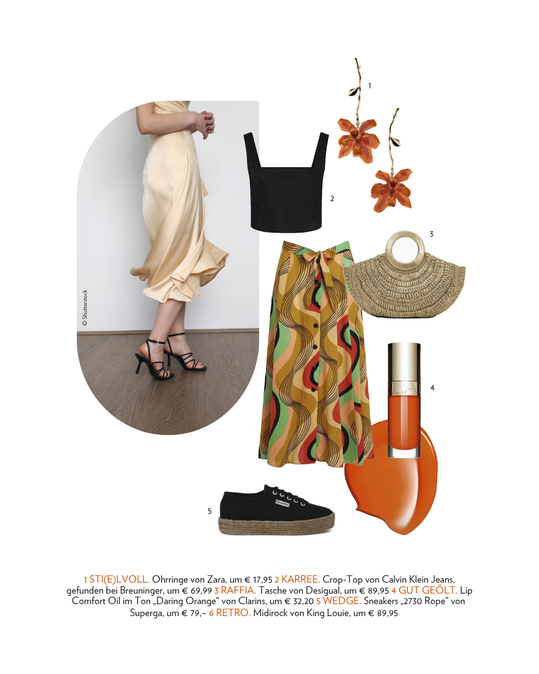 Outfit-Idee, Midi-Rock