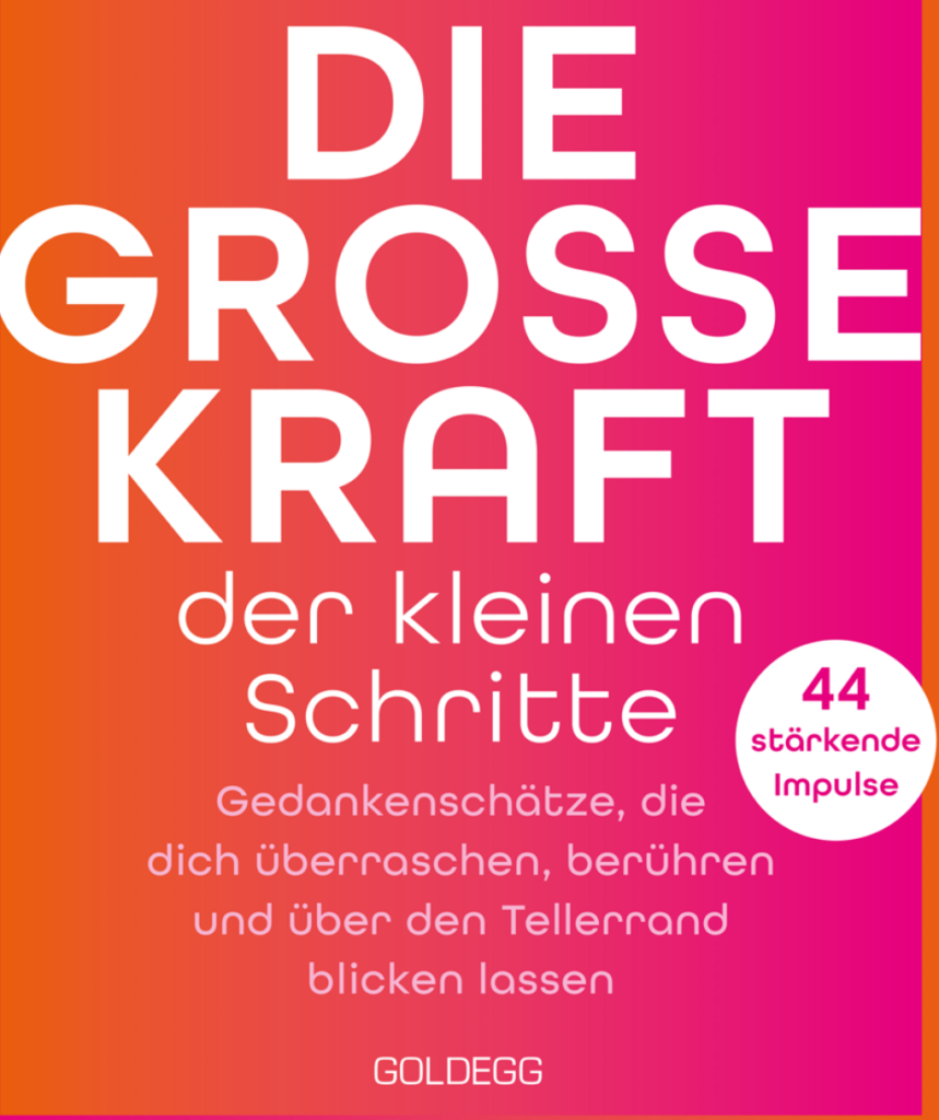 Neues Buch von Gabriele Wimmler: Buchcover mit Titel: Die große Kraft der kleinen Schritte