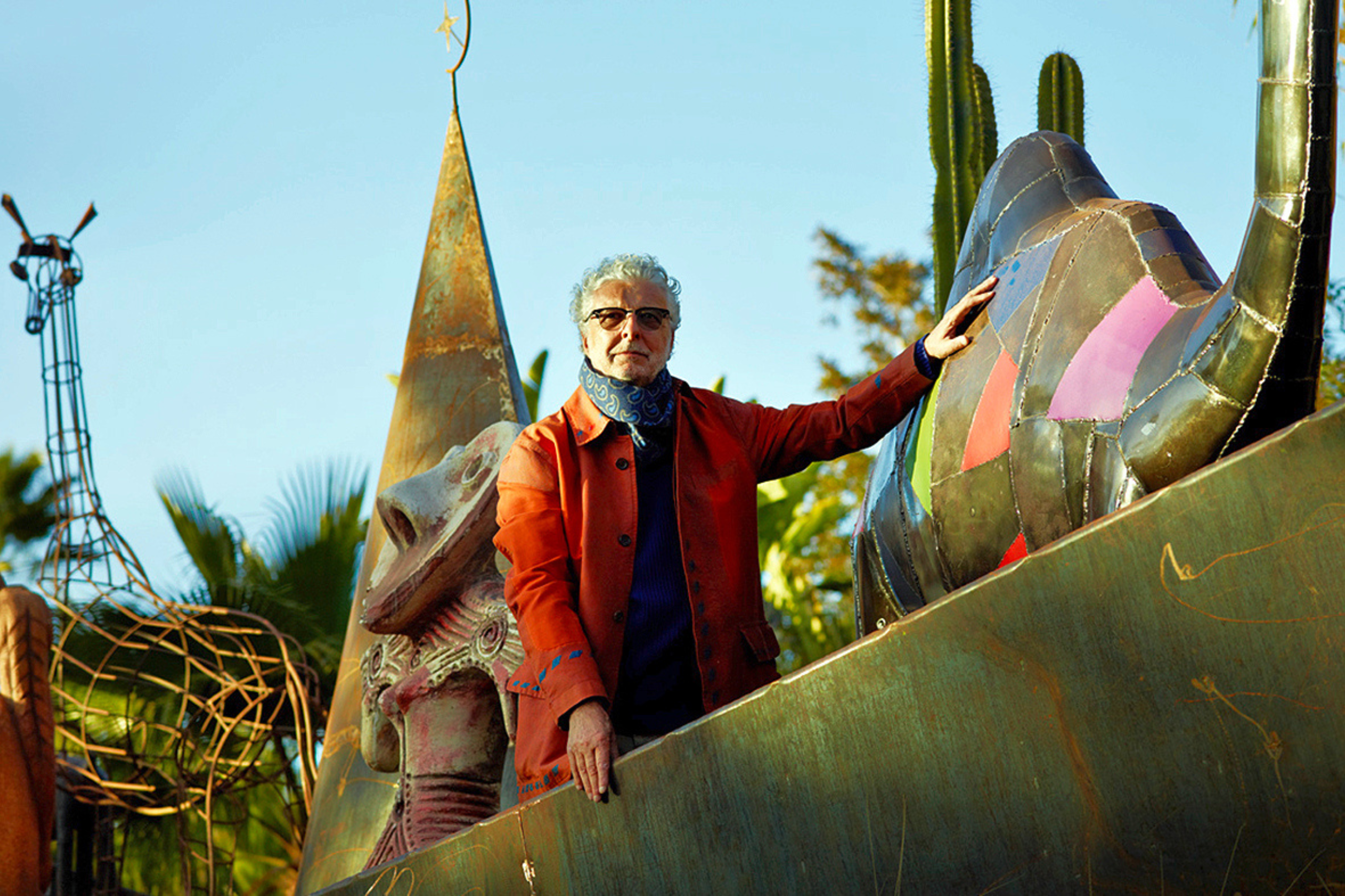 André Heller Portrait in Marrakech
