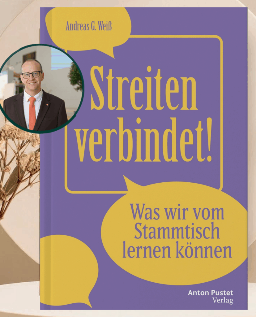 Buchcover "Streiten verbindet" mit Autor Andreas Weiß
